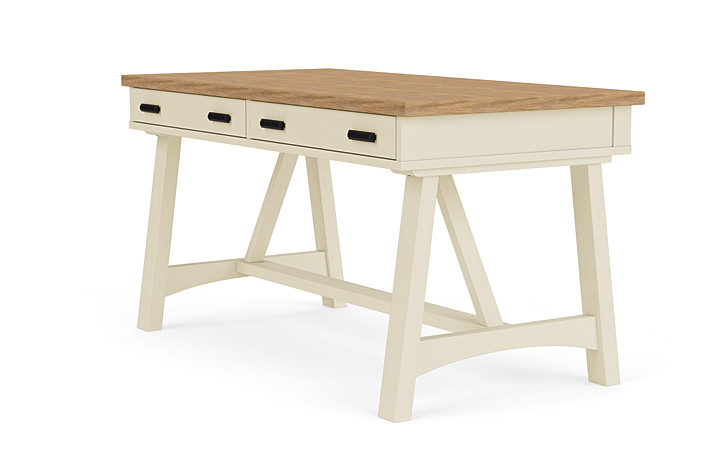 Americana Office Desk in White, 60 Inch | Desks | Office Americana Office Desk in White, 60 Inch | Desks | Office